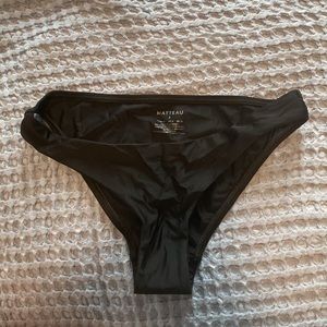Never worn Matteau (Australian) black bikini bottom